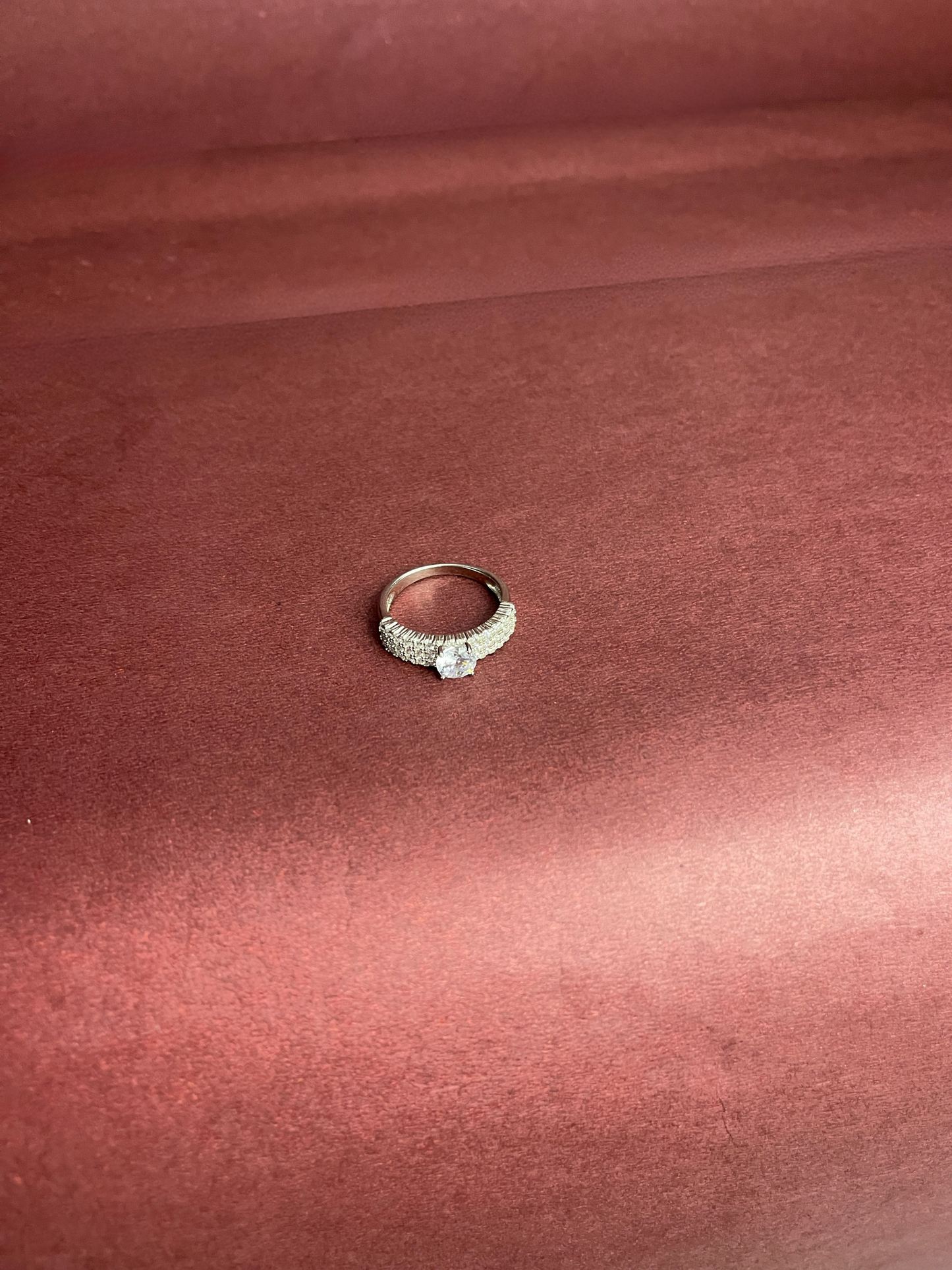 Sterling Silver Solitaire Ring