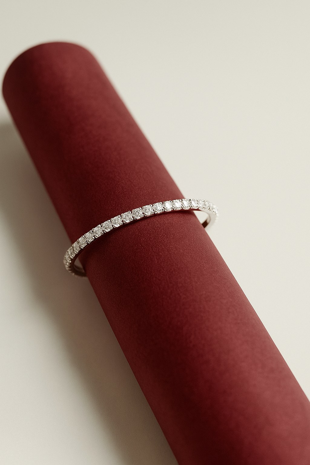 Silver Solitaire Bracelet