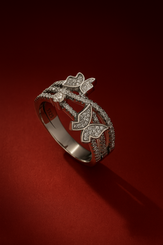 Everleaf Silver Ring