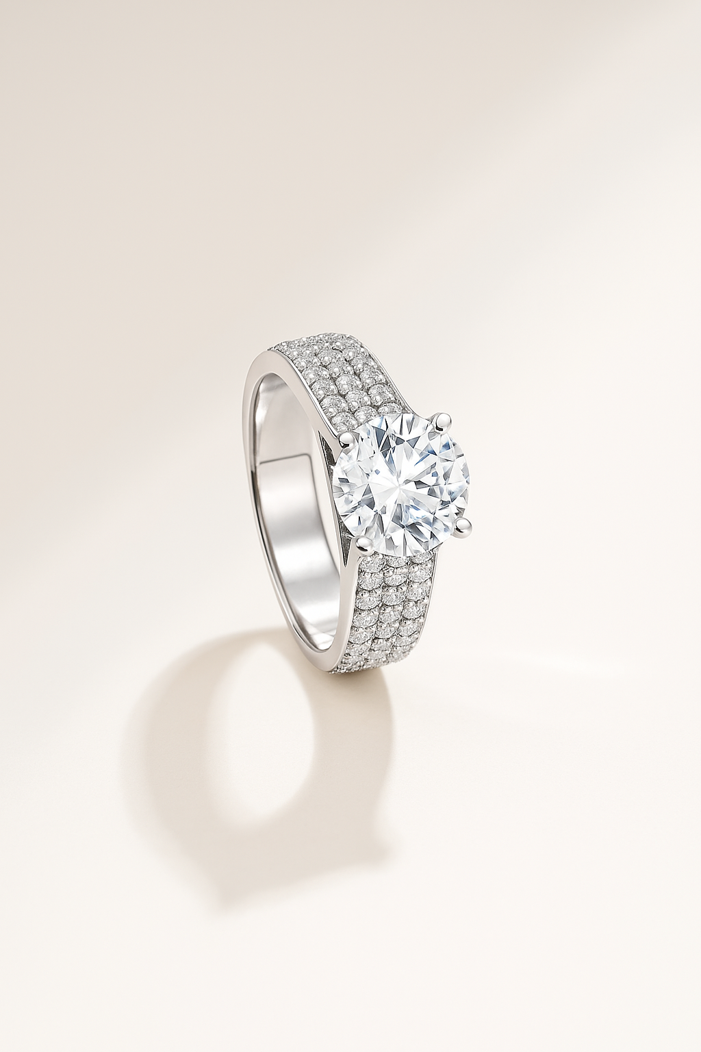 Sterling Silver Solitaire Ring