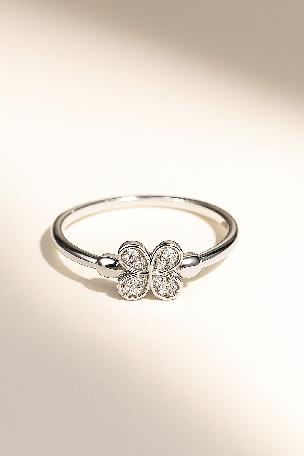Blooming Flower Silver Ring