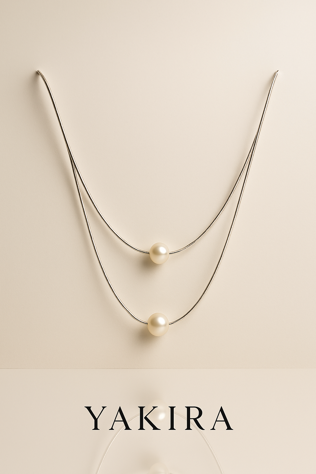 Double Layered Pearl Necklace