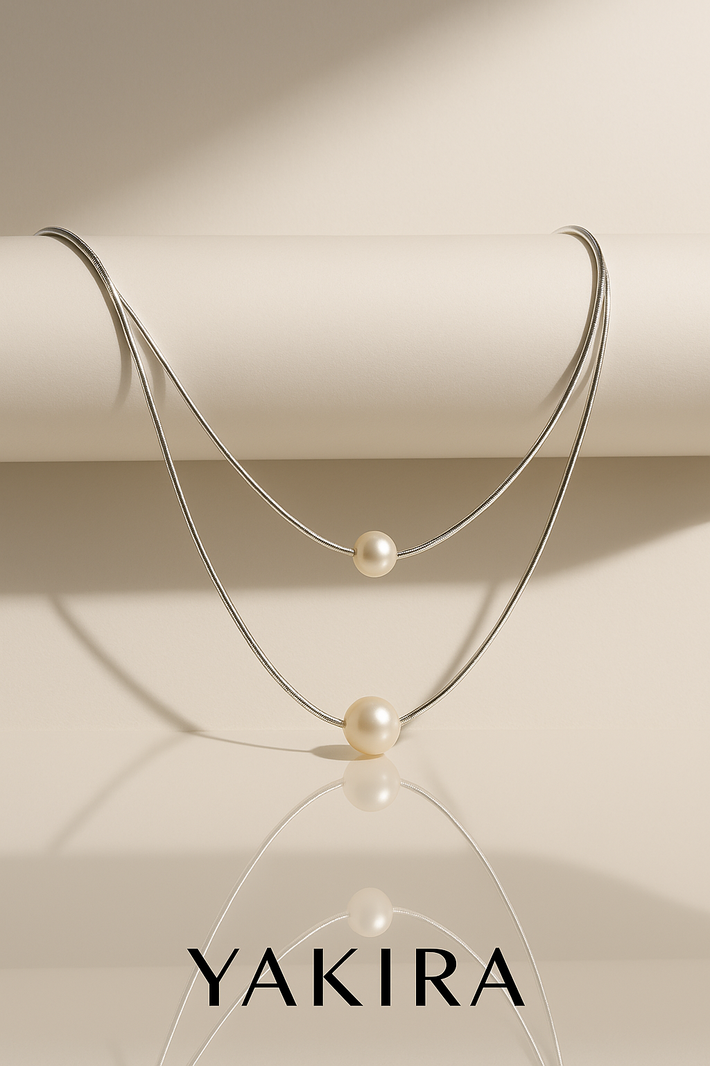 Double Layered Pearl Necklace