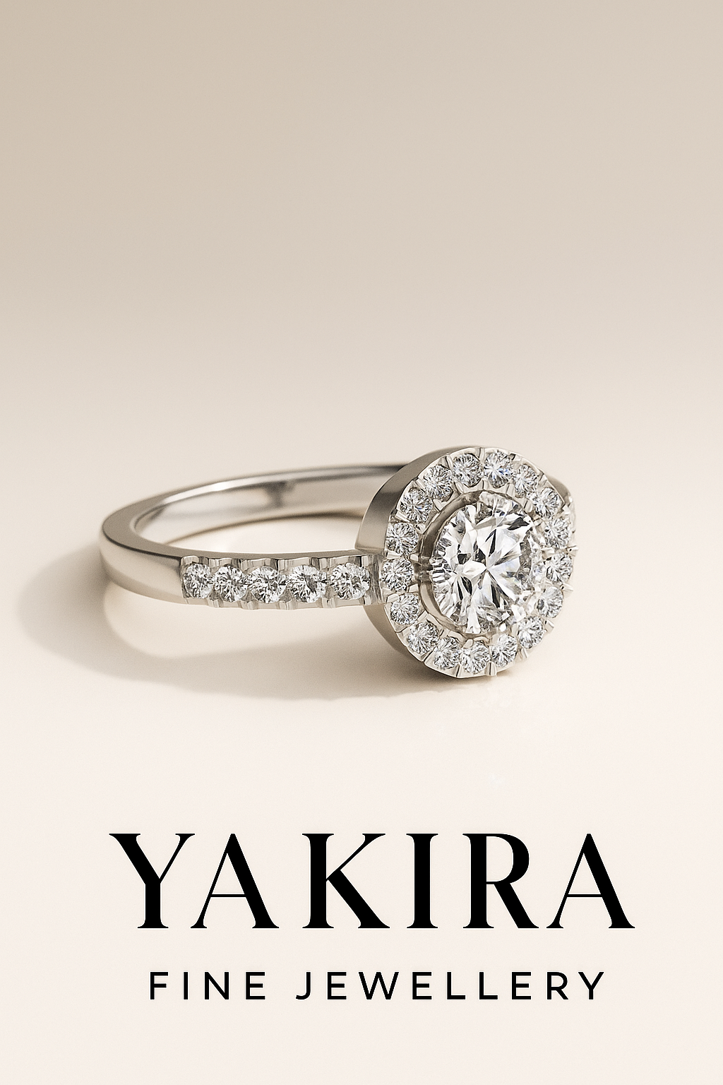 Halo Elegance Ring (Adjustable)