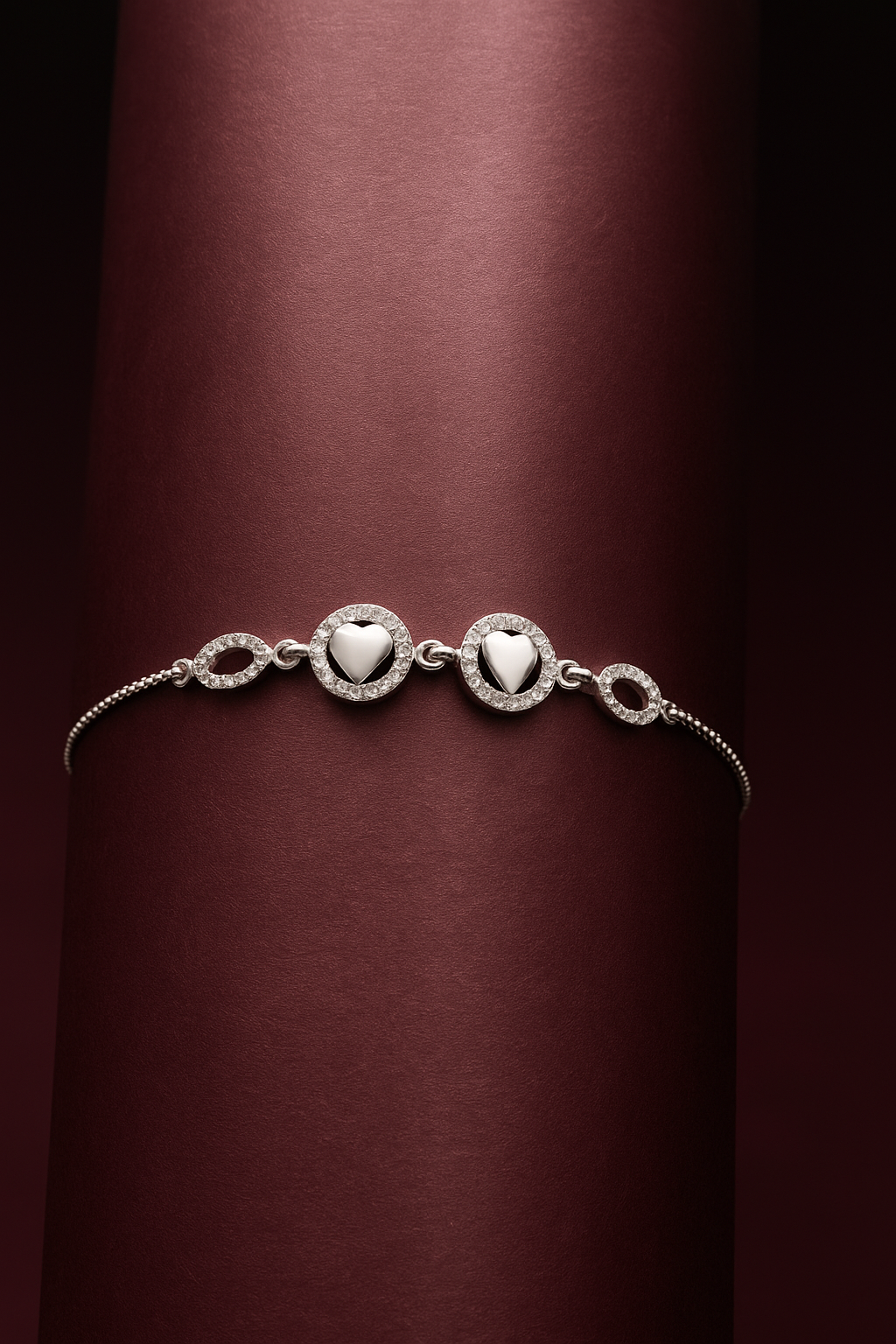 Silver Bloom Ajustable Bracelet
