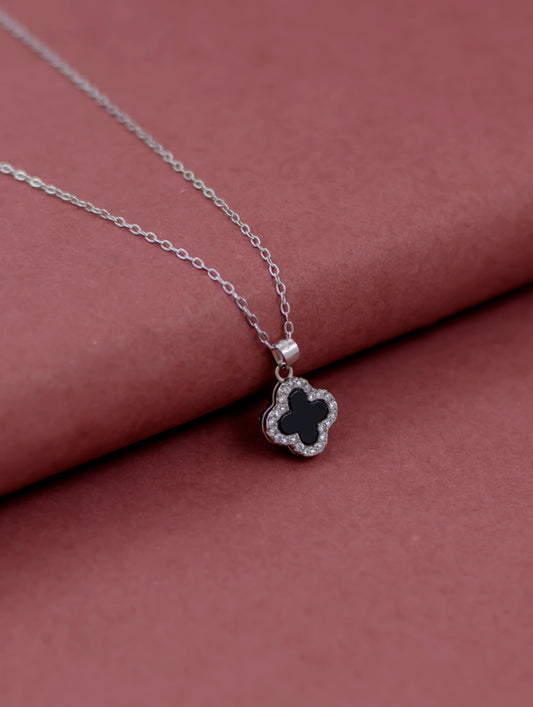 Onyx Silver Chain