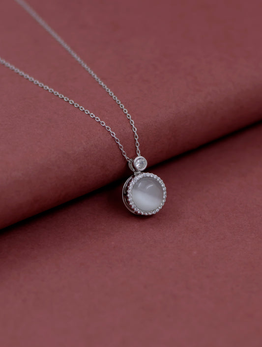 Moonstone Silver Chain
