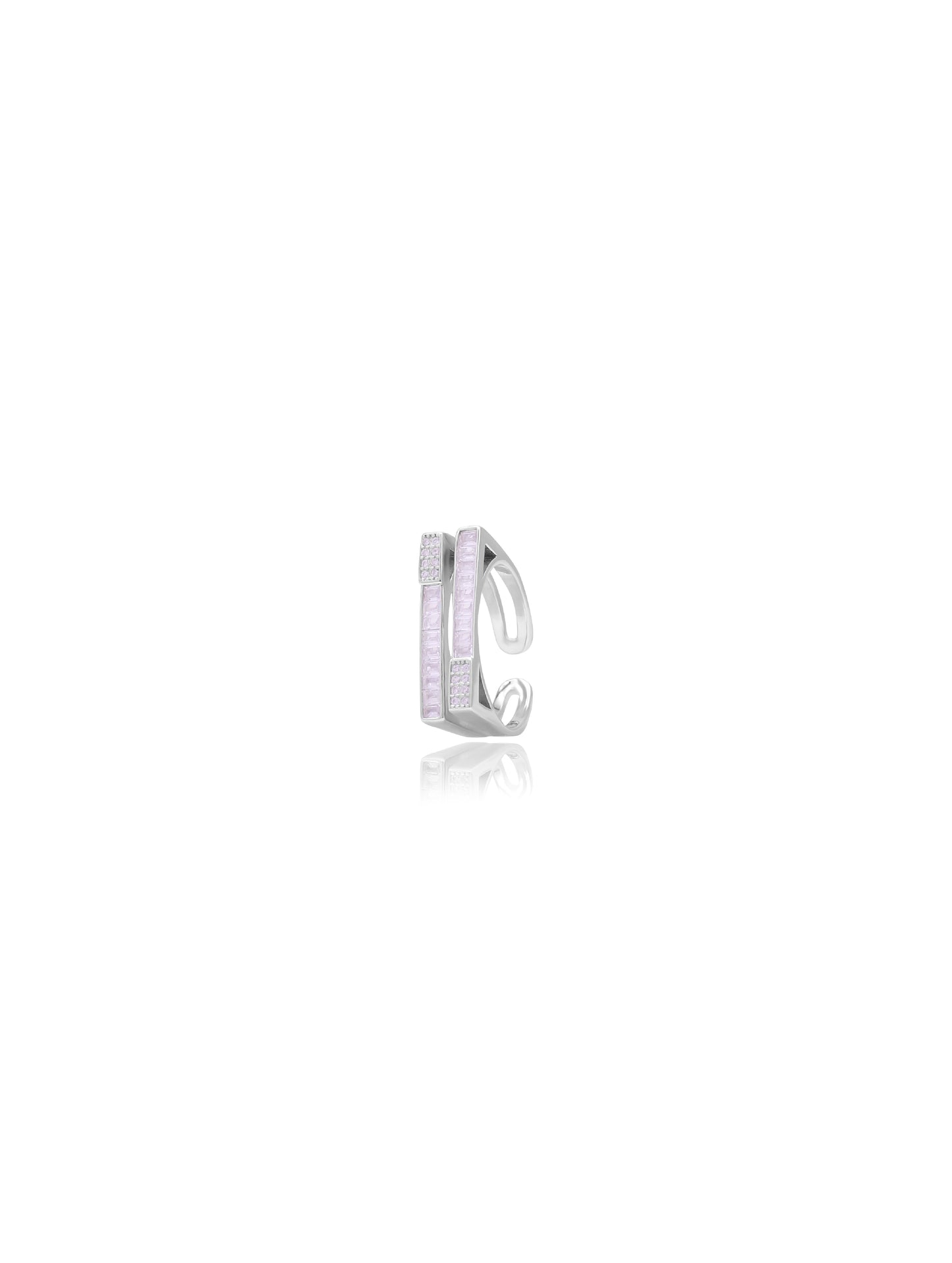 Dual Layer Silver Ring (Adjustable)