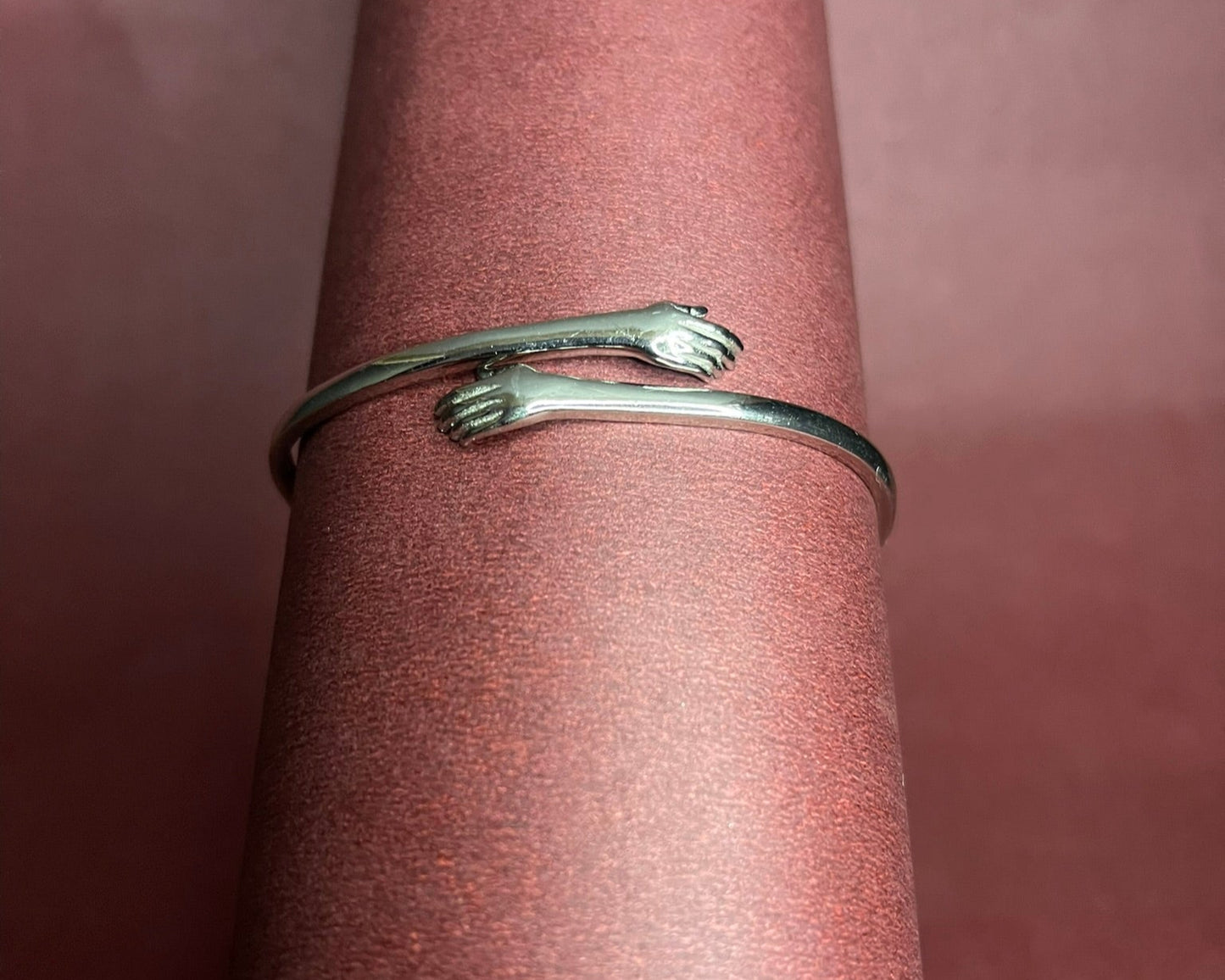 Silver Hug Bracelet