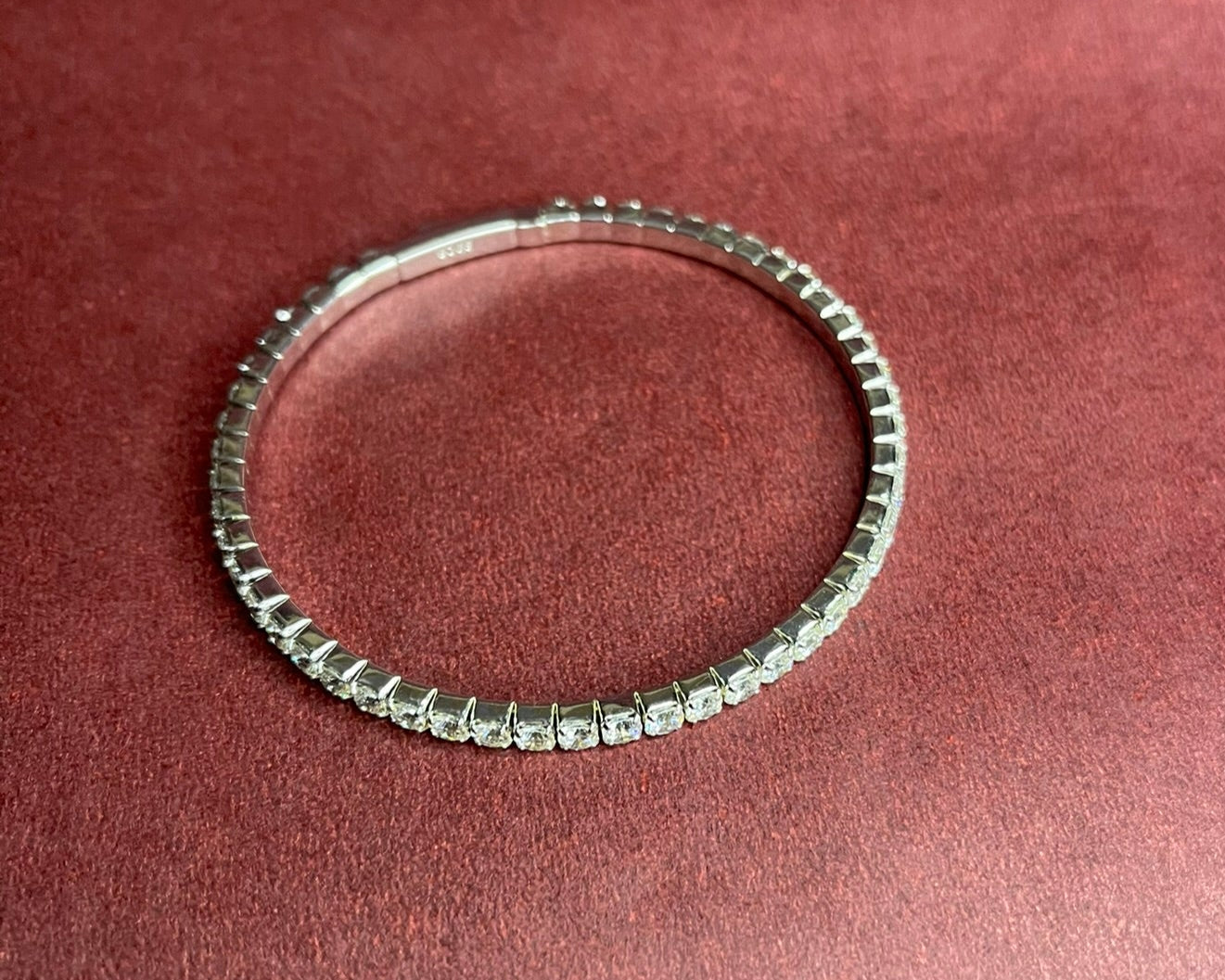 Silver Solitaire Bracelet