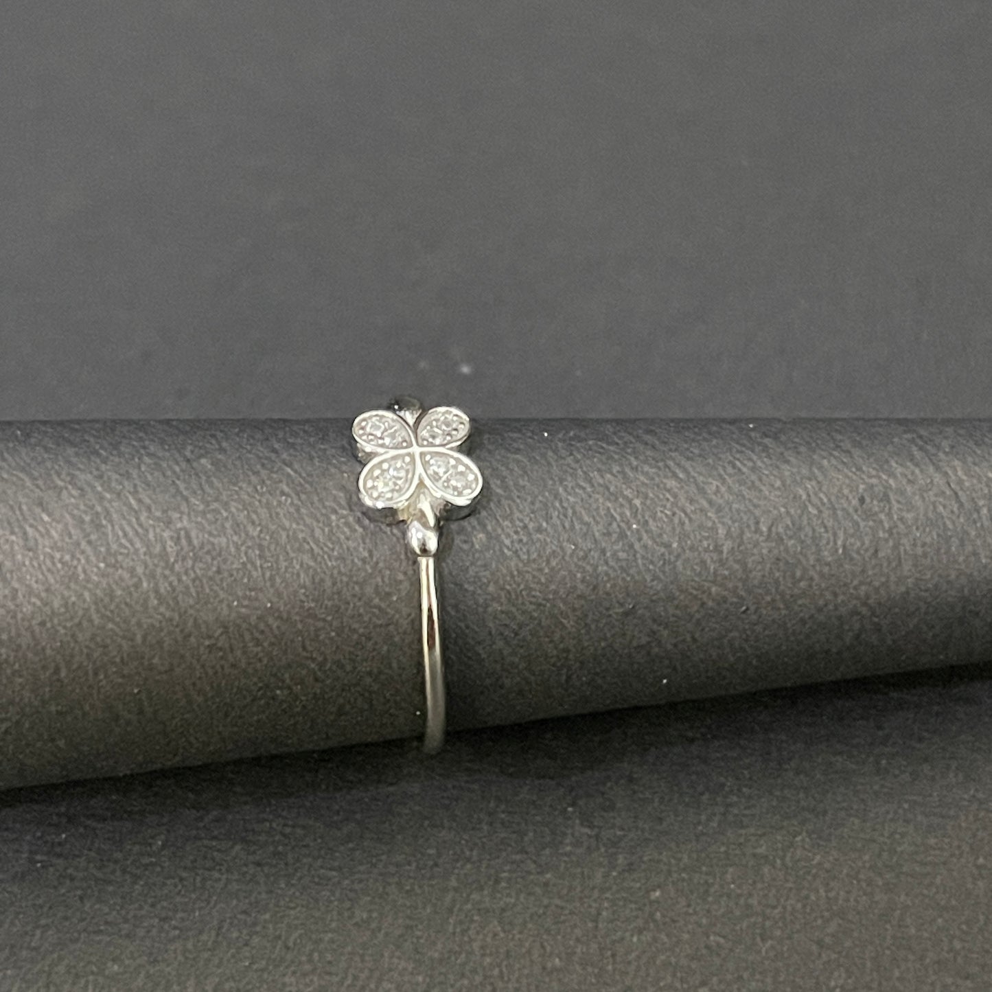 Blooming Flower Silver Ring