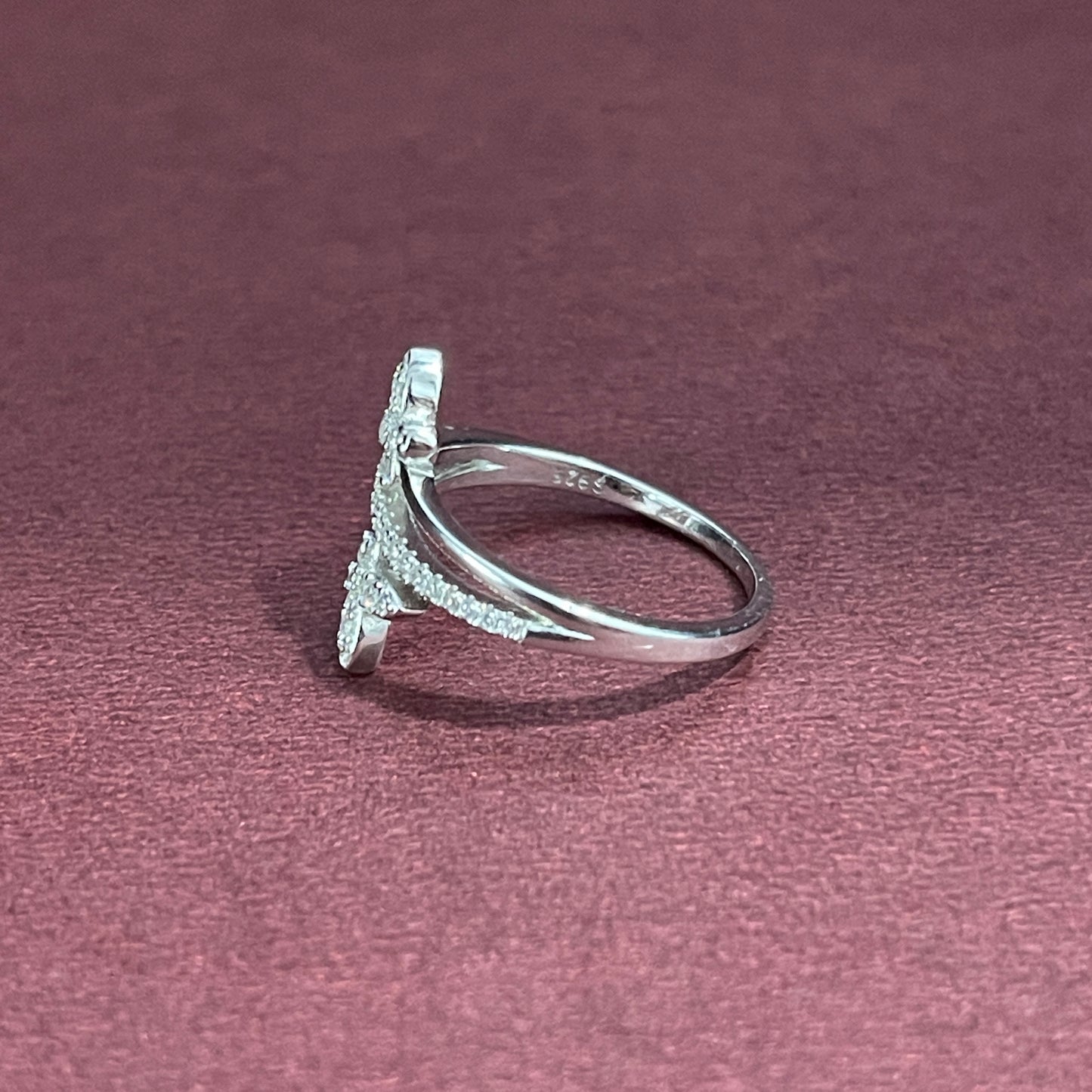 Monarch Butterfly Silver Ring