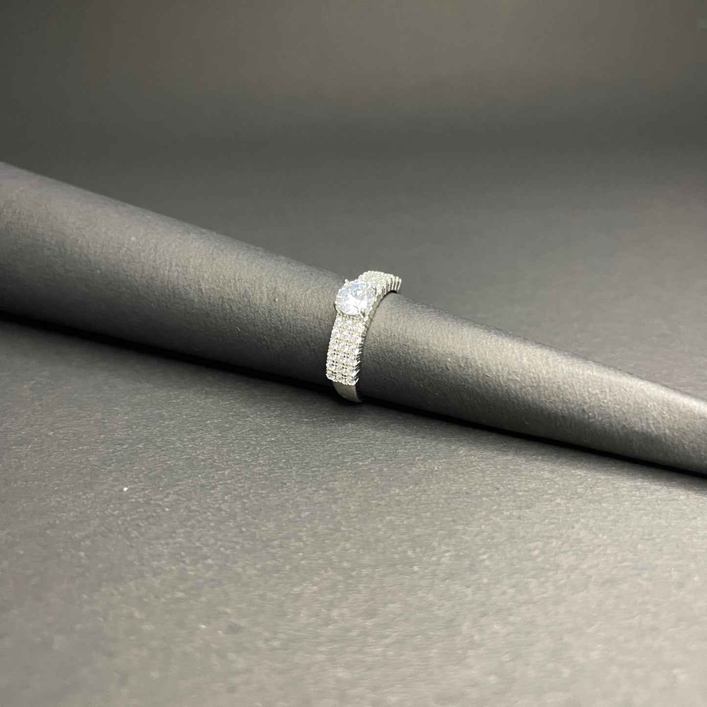 Sterling Silver Solitaire Ring