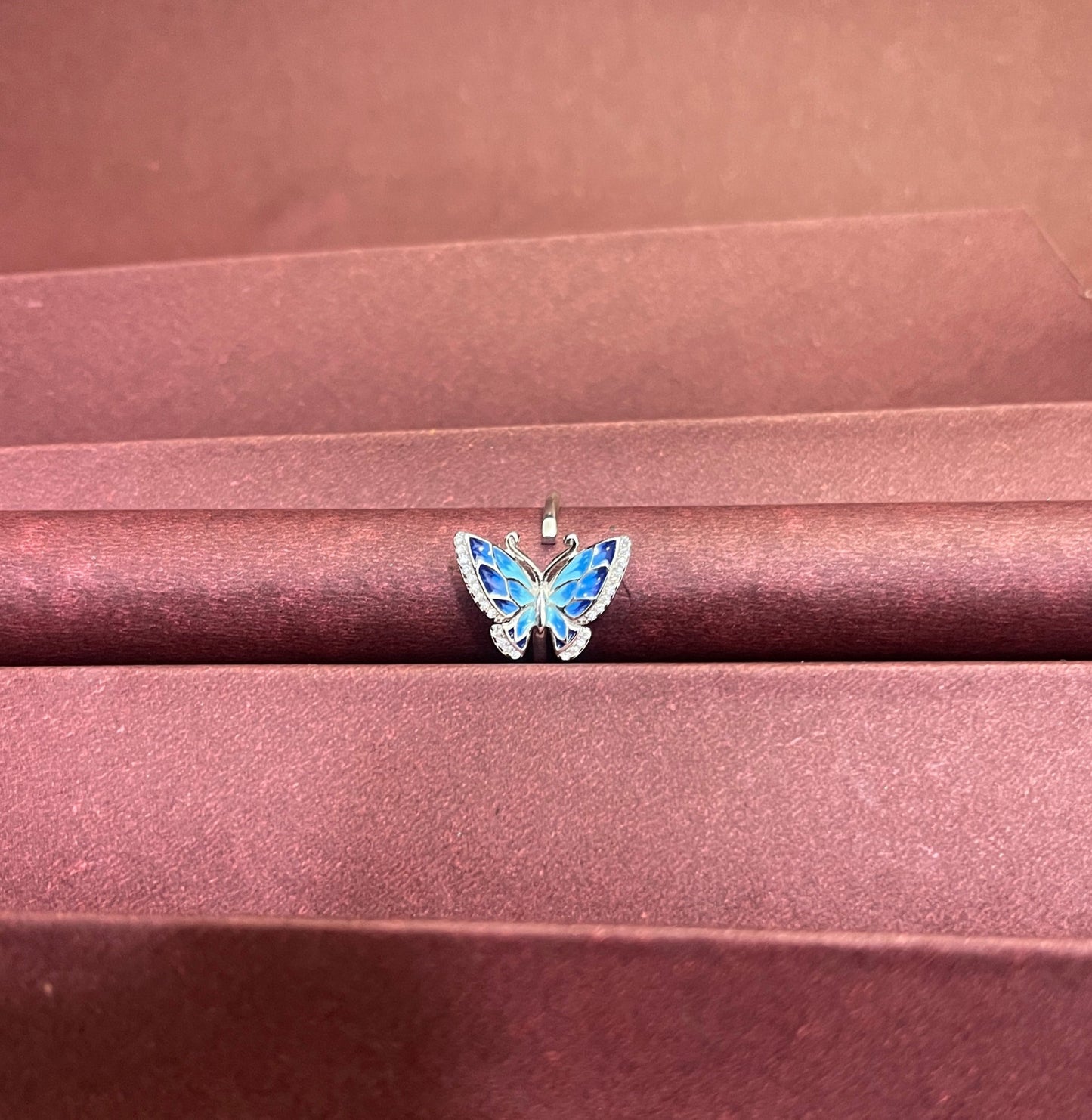 Open Enamel Butterfly Ring