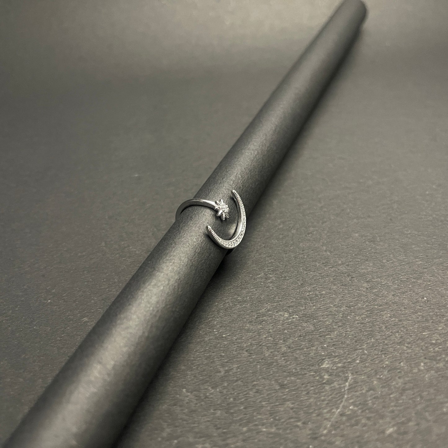 Lunar Glow Silver Ring