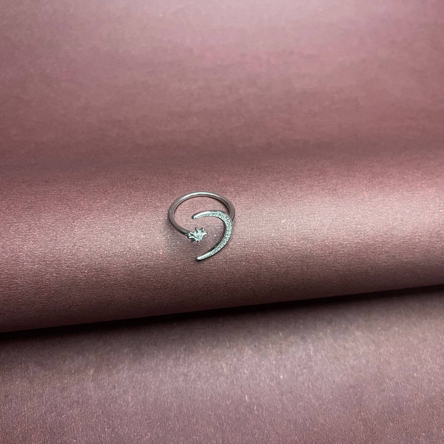 Lunar Glow Silver Ring