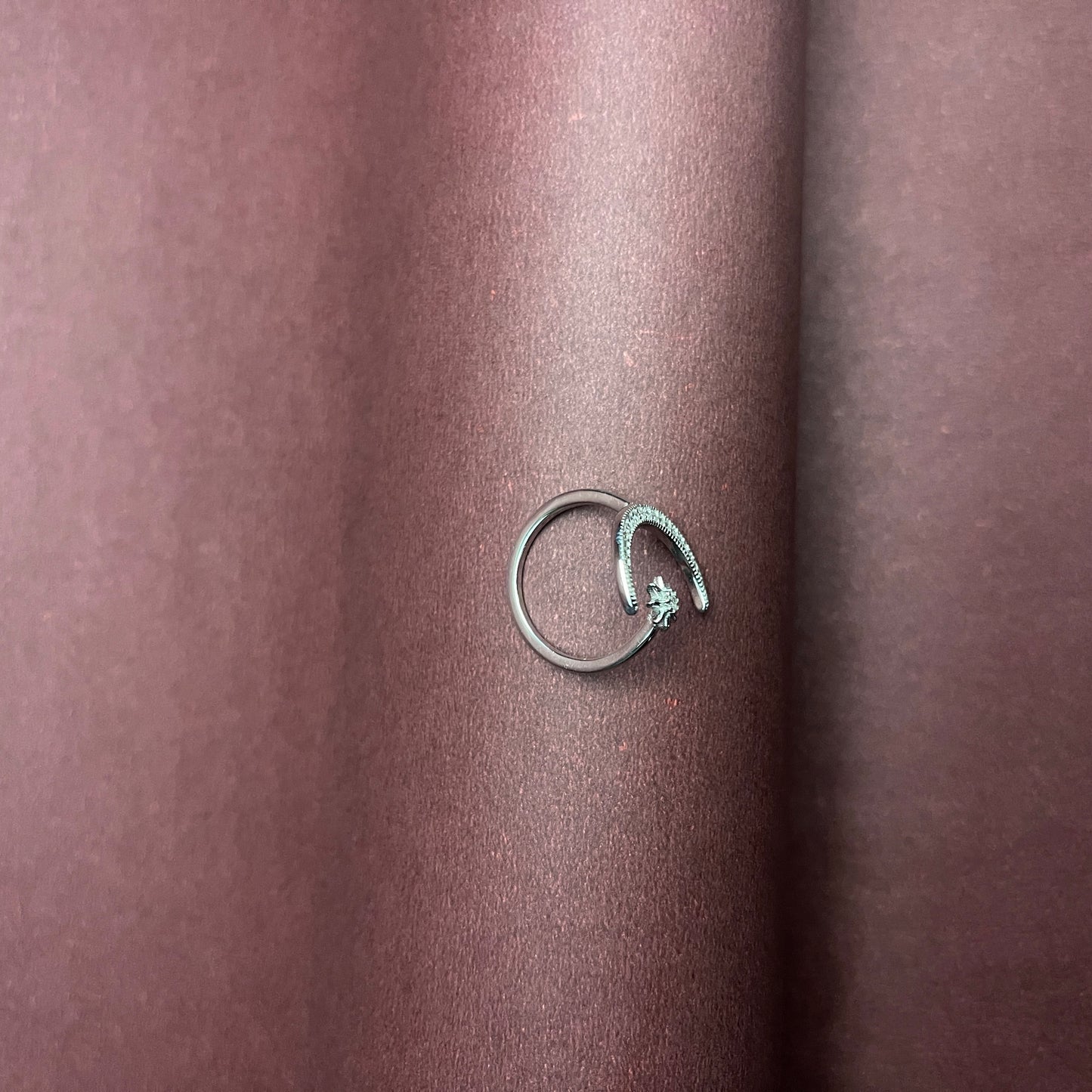 Lunar Glow Silver Ring