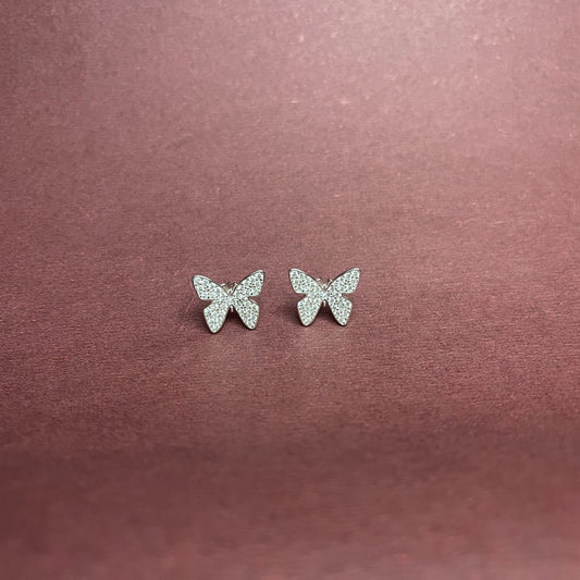 Sparkling Butterfly Earrings