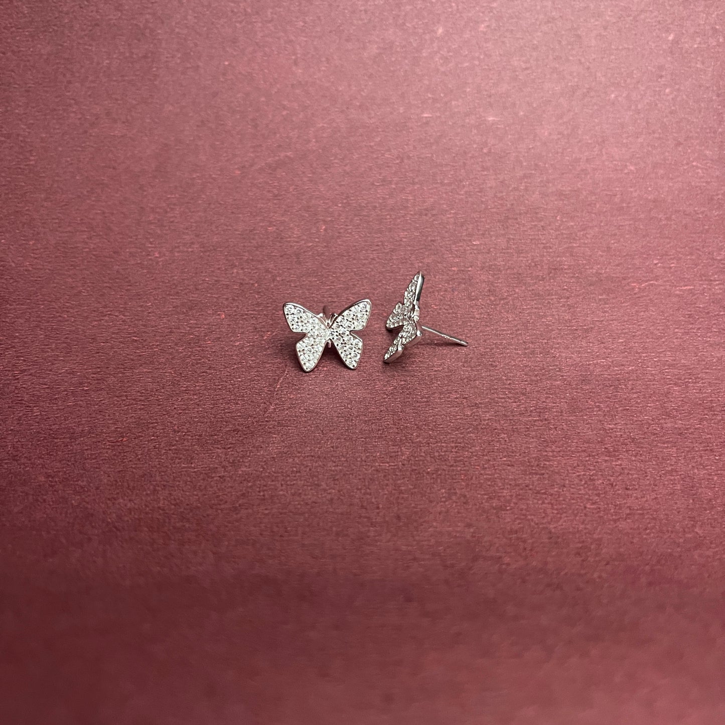 Sparkling Butterfly Earrings