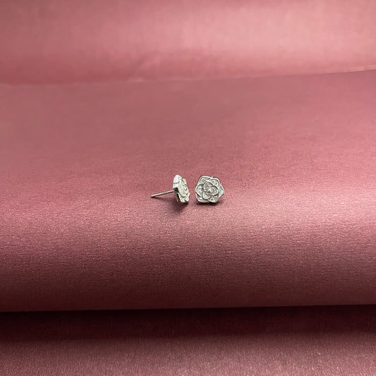 Sparkling Rose Studs