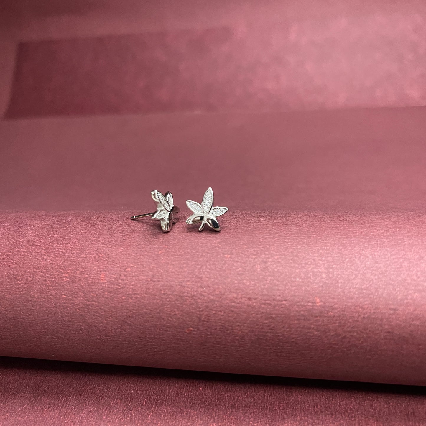 Falling Leaf Studs