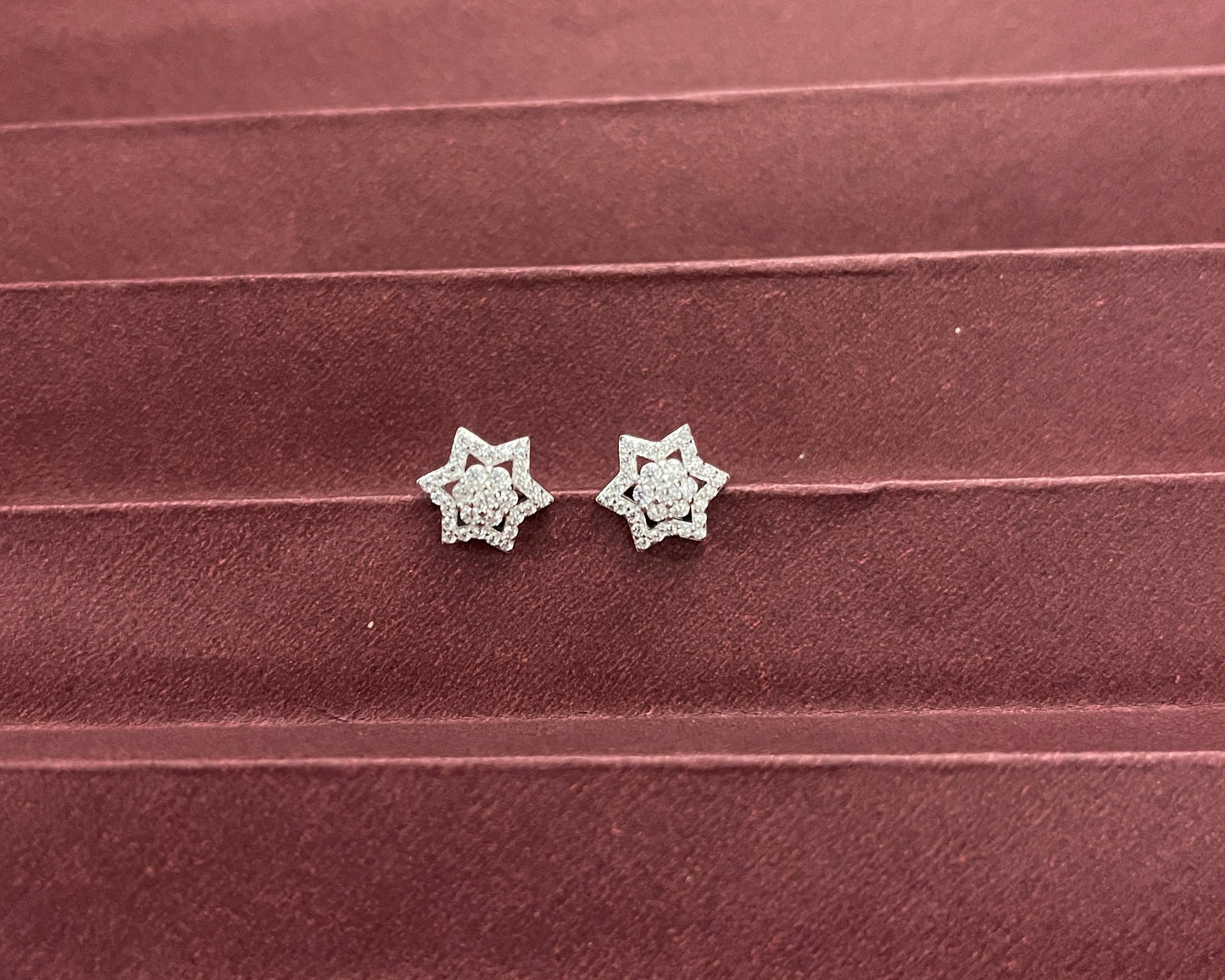 Shining Star Silver Studs
