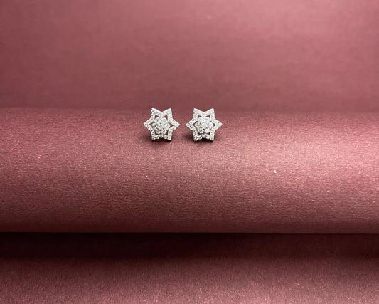 Shining Star Silver Studs