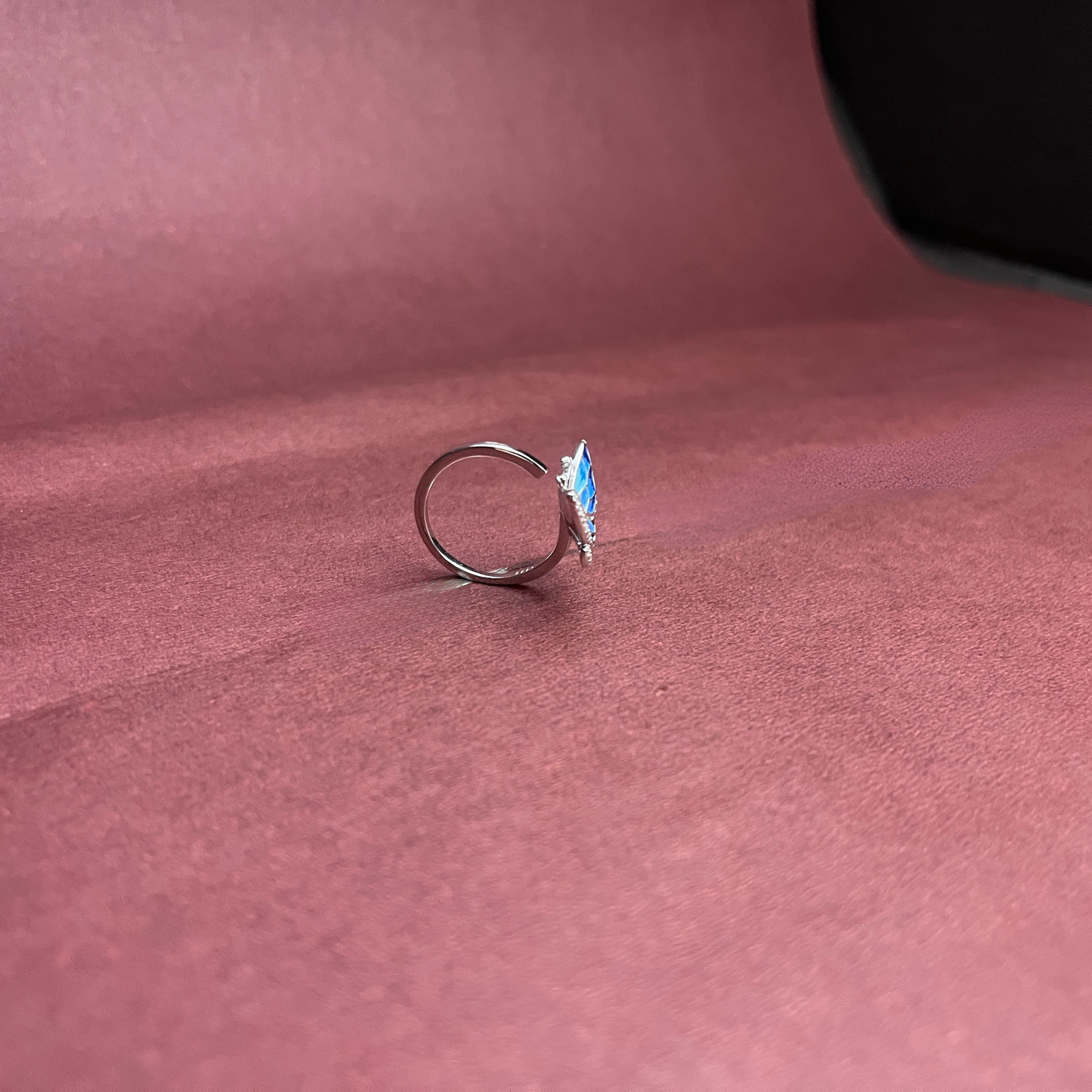 Open Enamel Butterfly Ring