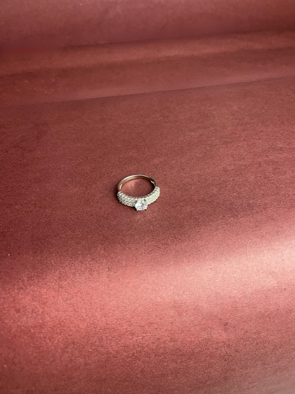 Sterling Silver Solitaire Ring