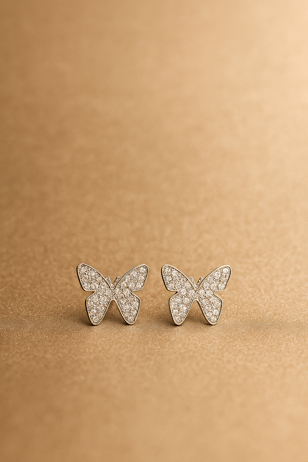 Sparkling Butterfly Earrings