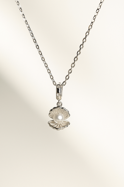 Pearl Shell Silver Pendant