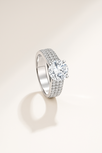 Sterling Silver Solitaire Ring