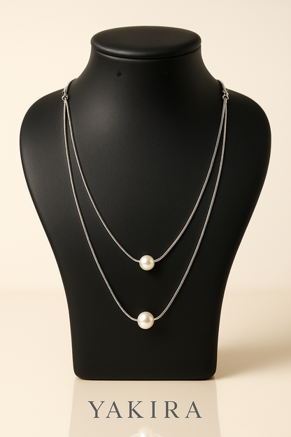 Double Layered Pearl Necklace