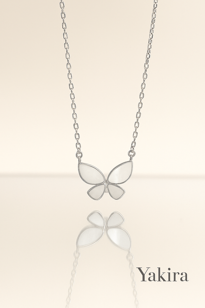 White Butterfly Chain