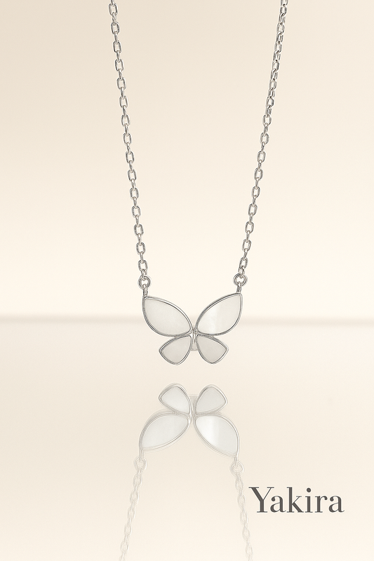 White Butterfly Chain