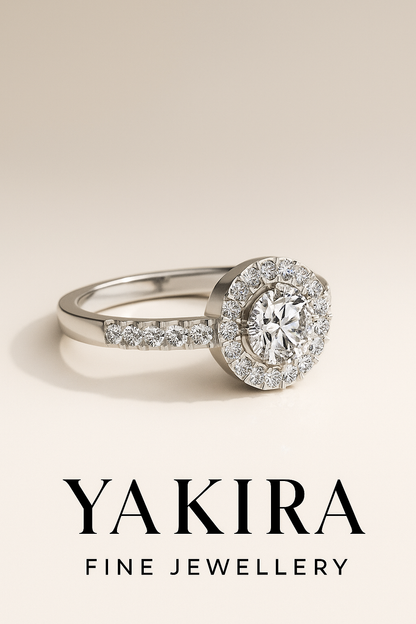 Halo Elegance Ring (Adjustable)