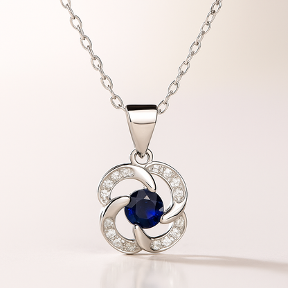 Eternal Bloom Sapphire Necklace