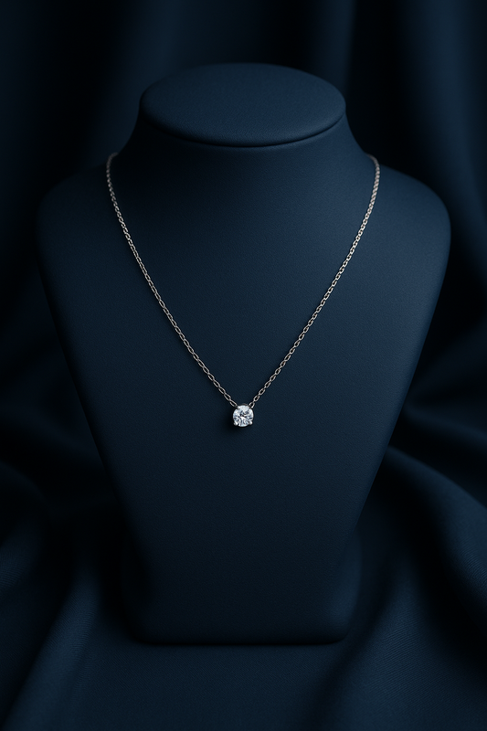 Silver Cubic Zirconia Pendant