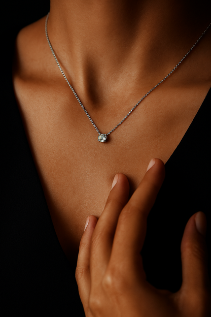 Silver Cubic Zirconia Pendant