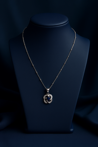Eternal Bloom Sapphire Necklace