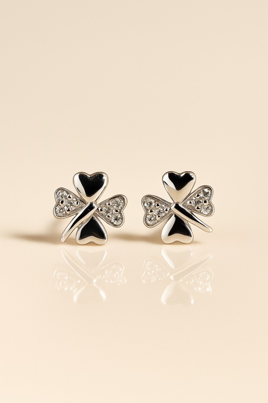 Heartleaf Silver Studs