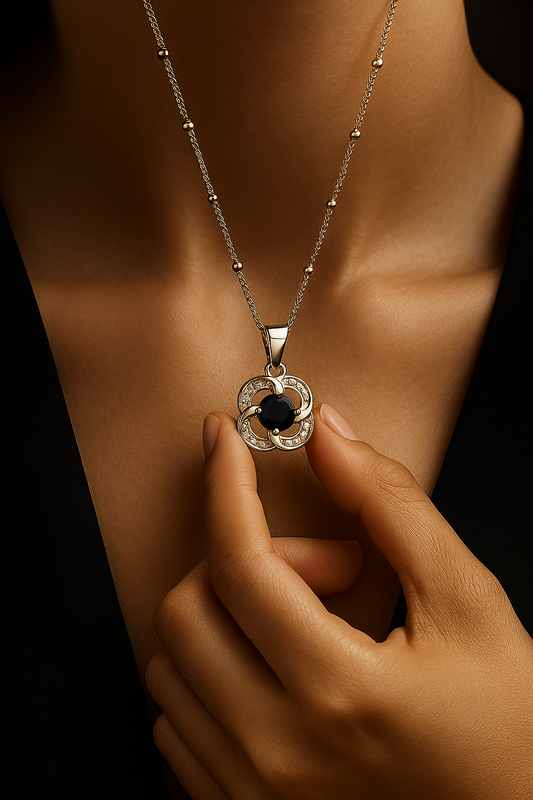 Eternal Bloom Sapphire Necklace