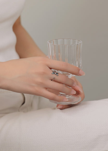 Dragonfly Silver Ring (Adjustable)