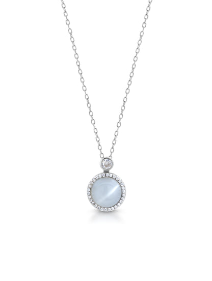Moonstone Silver Chain