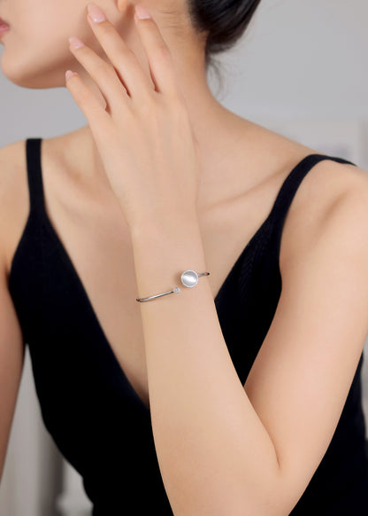 Moonstone Silver Bracelet