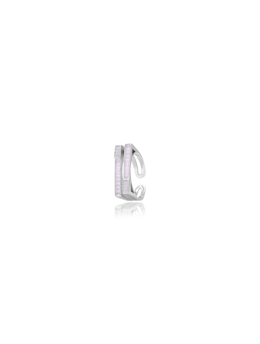 Dual Layer Silver Ring (Adjustable)