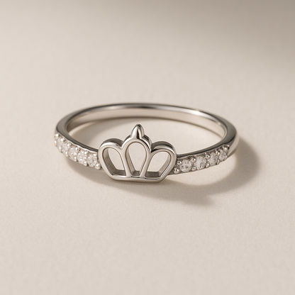 Crown Silver Ring
