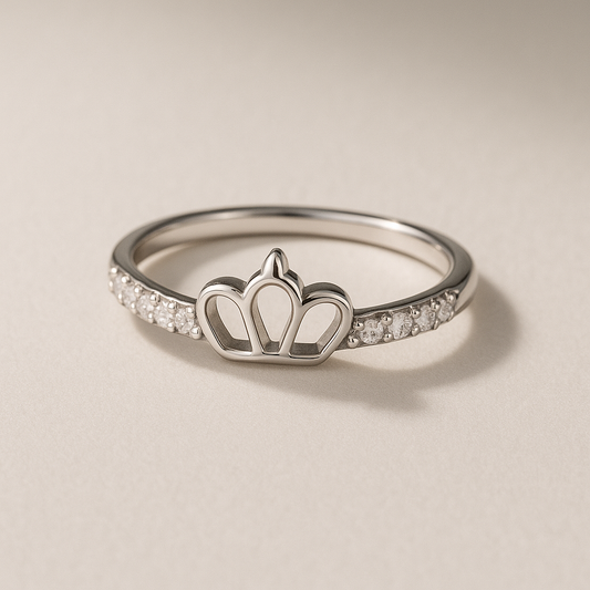 Crown Silver Ring