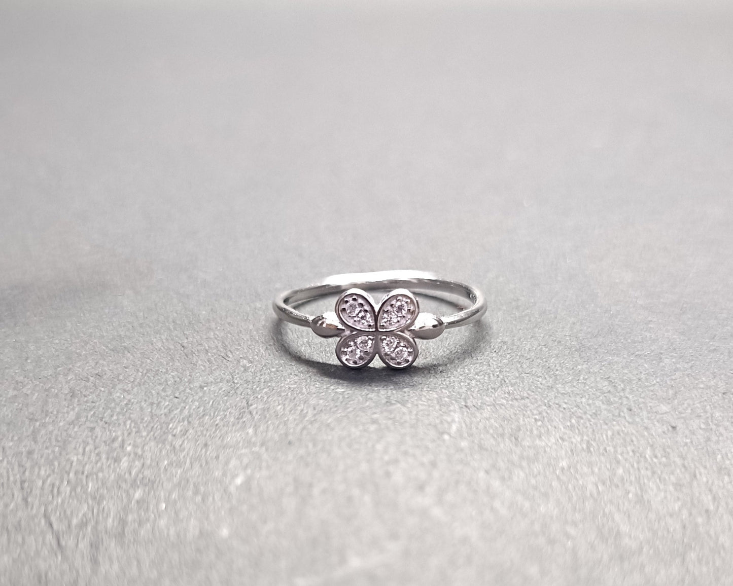 Blooming Flower Silver Ring