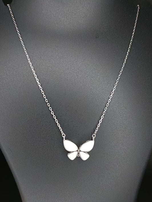 White Butterfly Chain